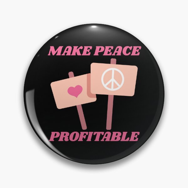 Item preview, Make Peace Profitable – Anti War Protest Peace Sign Art designed and sold by FreedomAndLove.