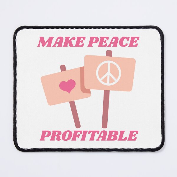 Item preview, Make Peace Profitable – Anti War Protest Peace Sign Art designed and sold by FreedomAndLove.
