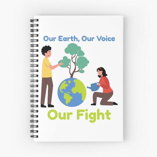 Item preview, Our Earth Our Voice Our Fight - Climate Change Activism Art designed and sold by FreedomAndLove.