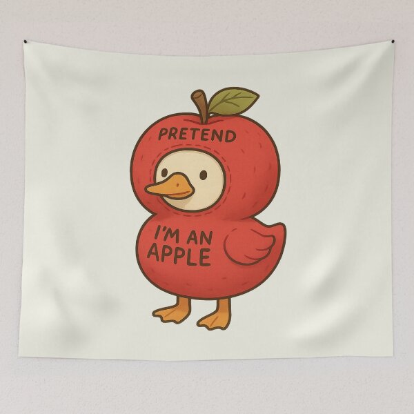 Item preview, Pretend I'm an Apple Halloween Costume Goose Apple Picking Vintage designed and sold by SunfullyYours.