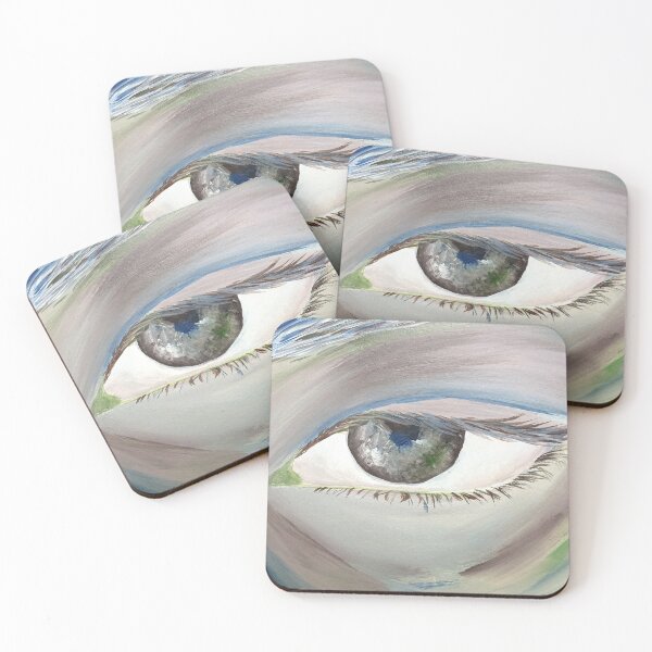Item preview, Color Rush - Painted eye in a wave of colors designed and sold by cddlydotco.