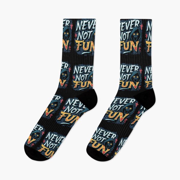 Item preview, Never Not Fun – Grim Reaper Street Vibes designed and sold by martindesignden.