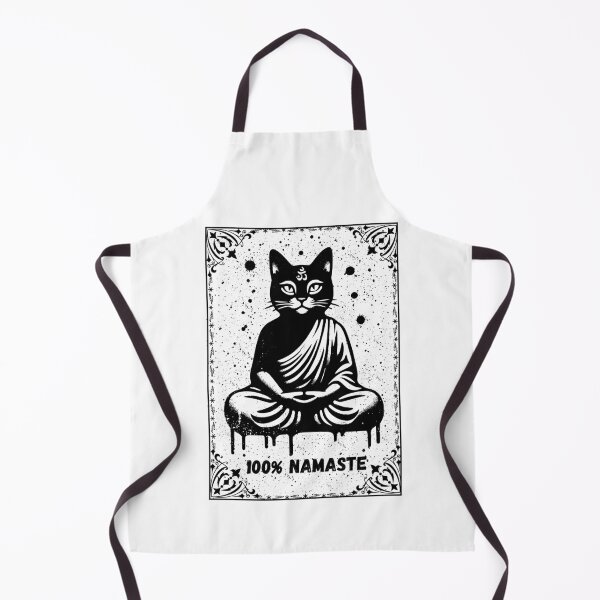 Item preview, Yoga Cat 100% Namaste designed and sold by Lazy days, starry nights.