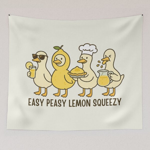 Item preview, Easy Peasy Lemon Squeezy Geese Squad Summer Lemonade designed and sold by SunfullyYours.