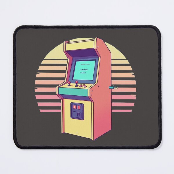 Item preview, Retro Arcade Machine - Vintage Gaming Nostalgia Pixel Art designed and sold by ByBryteG.