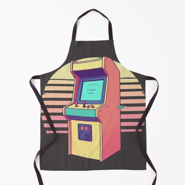Item preview, Retro Arcade Machine - Vintage Gaming Nostalgia Pixel Art designed and sold by ByBryteG.