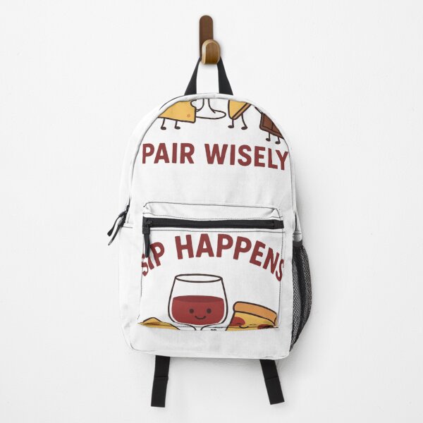 Item preview, Sip Happens, Pair Wisely designed and sold by TrendyTadka.