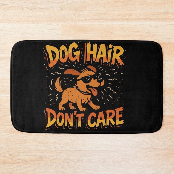 Item preview, Fun Dog Hair Don't Care Graphic T-Shirt for Pet Lovers designed and sold by ThreadQuirk.