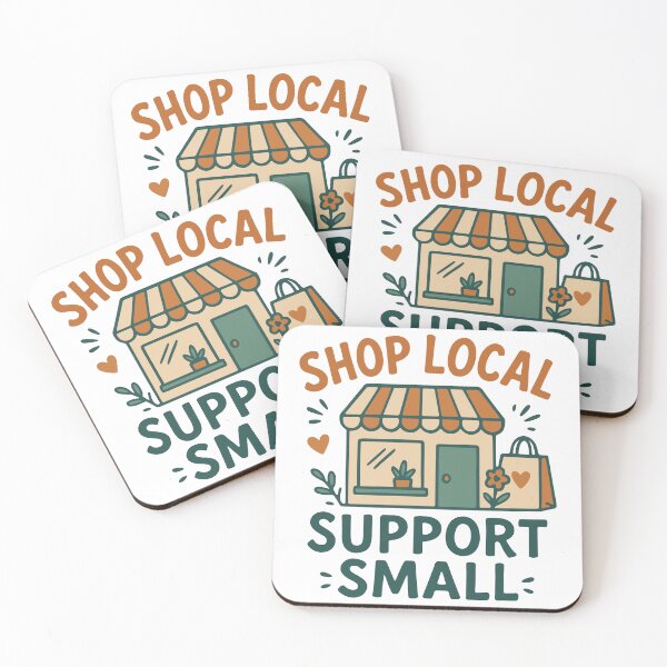 Item preview, Shop Local Support Small All-Occasion Graphic Tee for Everyday Wear designed and sold by ThreadQuirk.