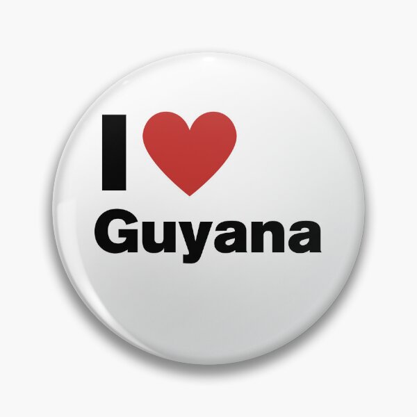 Item preview, I love Guyana - Guyana Vintage Waterfalls Travel  designed and sold by CapriCreatives.