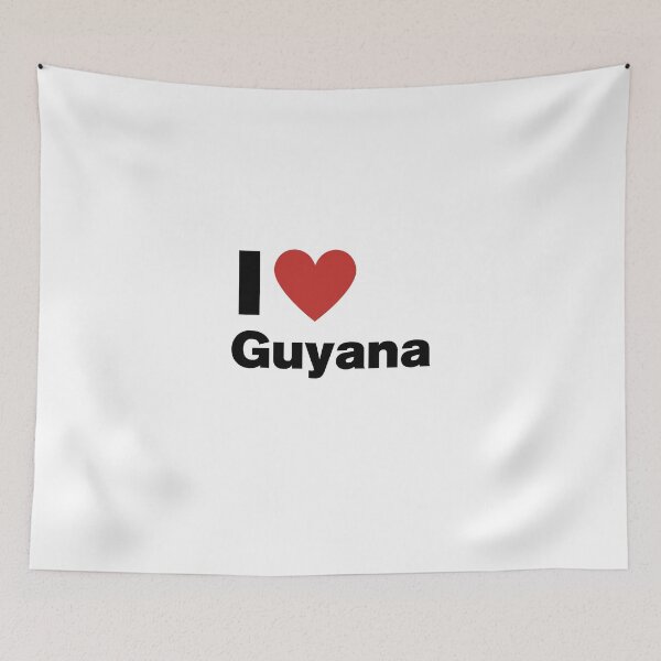 Item preview, I love Guyana - Guyana Vintage Waterfalls Travel  designed and sold by CapriCreatives.