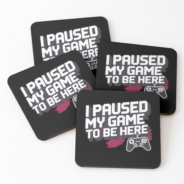 Item preview, I Paused My Game To Be Here Gamer's Ultimate Sacrifice designed and sold by martindesignden.