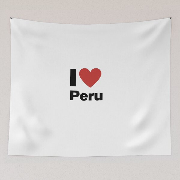 Item preview, I love Peru - Peru Sacred Valley & Machu Picchu Vintage Poster designed and sold by CapriCreatives.