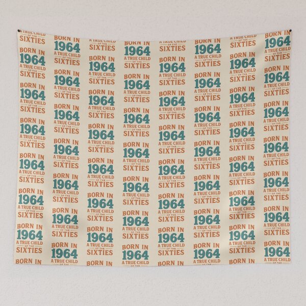 Item preview, Born in 1964 – A True Child of the Sixties designed and sold by TheWonkyEaselCo.
