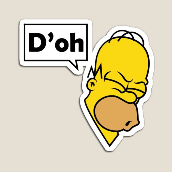 Item preview, Homer Simpson D`oh! designed and sold by Czinaaz.