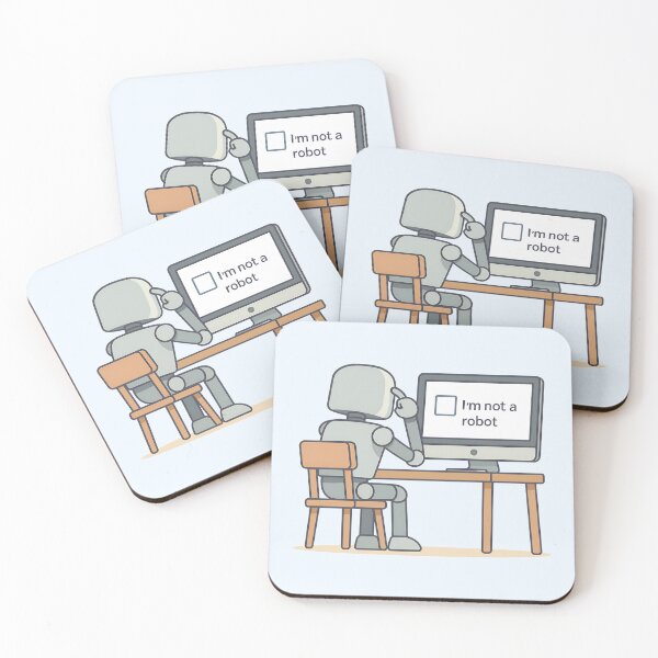 Item preview, I'm Not A Robot designed and sold by Fanverse Merchandise.