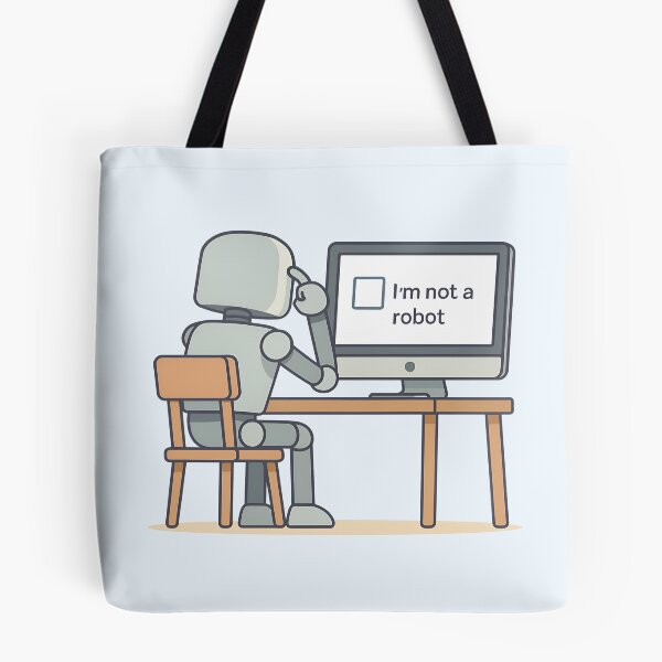 Item preview, I'm Not A Robot designed and sold by Fanverse Merchandise.