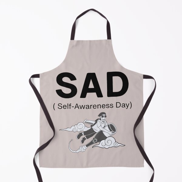 Item preview, SAD – Self-Awareness Day Tee for Happy Lone Wolves designed and sold by Lucky Streetwear.