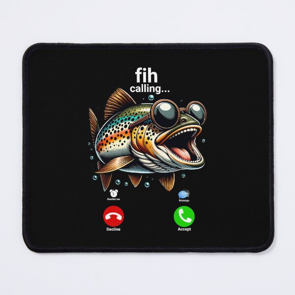 Item preview, Fih meme Calling Funny Fish Art designed and sold by Belarte.shop.