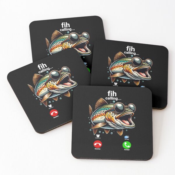 Item preview, Fih meme Calling Funny Fish Art designed and sold by Belarte.shop.