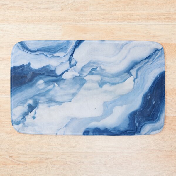 Item preview, Blue and White Marble 1 designed and sold by FlaskLab.