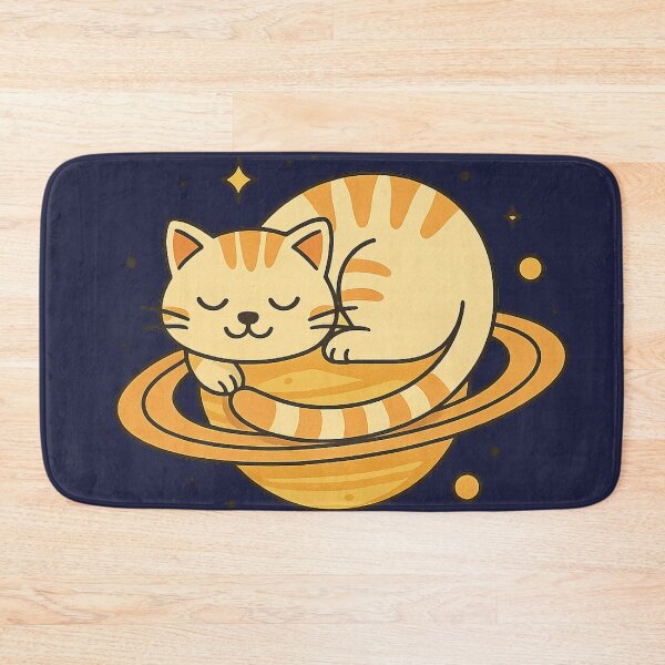 Item preview, Cosmic Catnap – Sleeping on Saturn designed and sold by starcupzz.