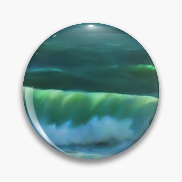 Item preview, green waves designed and sold by Tereza Pilar  Art.