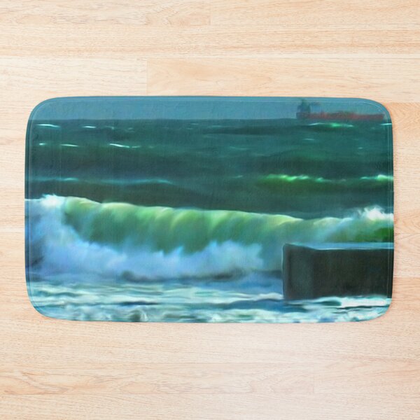 Item preview, green waves designed and sold by Tereza Pilar  Art.