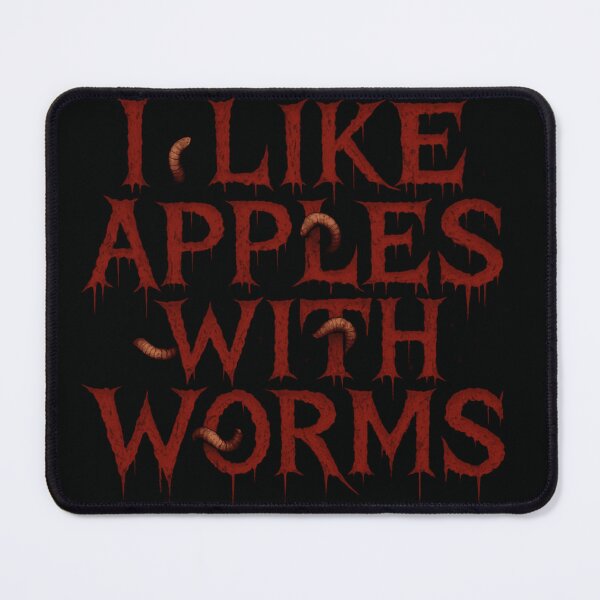 Item preview, I like apples with worms designed and sold by MoReNdA83.