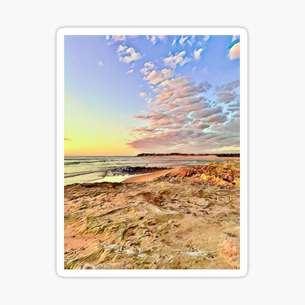 Item preview, THE COAST IN SANDY AND YELLOW COLOURS  designed and sold by VEDAStyle.