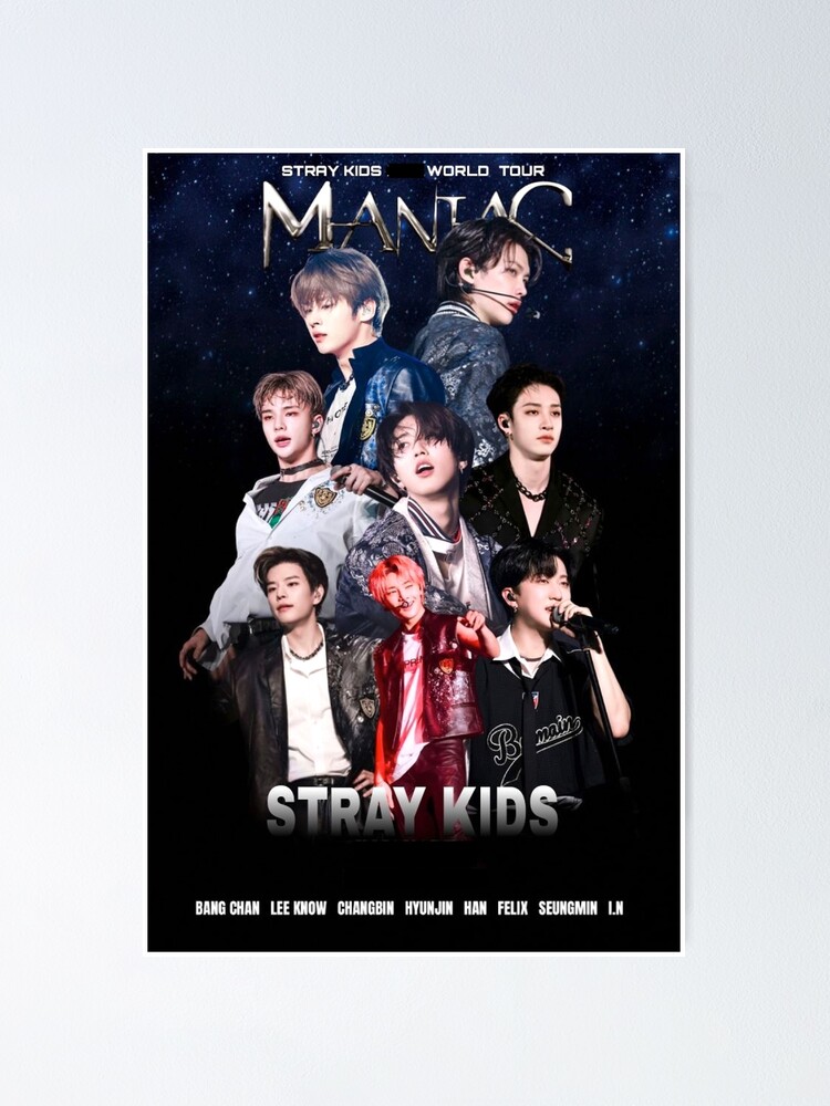 Stray Kids Dominate world tour 5 star poster limited edition you