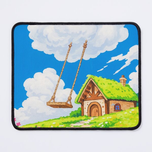 Item preview, Cloud Swing & Cottage – Whimsical Fantasy designed and sold by HerSteps.