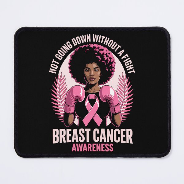 Item preview, Breast Cancer Awareness African American Afro designed and sold by CookWorldLaughs.