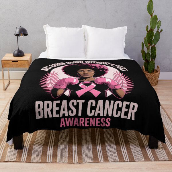 Item preview, Breast Cancer Awareness African American Afro designed and sold by CookWorldLaughs.