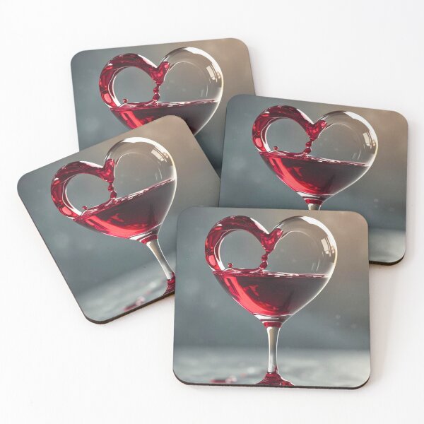 Item preview, Heart Shaped Wine Glass  designed and sold by DigiStoreC.