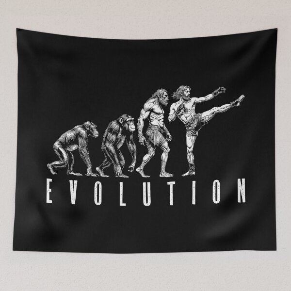 Item preview, MMA Fighter Mixed Martial Arts Evolution Funny Fight Sport designed and sold by GrandeDuc.