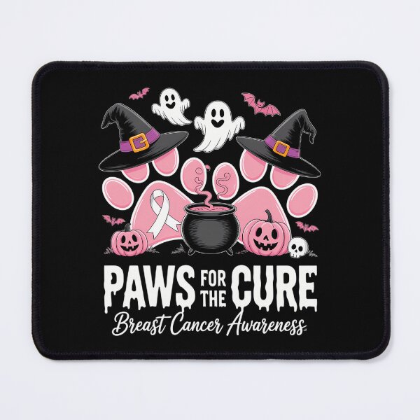 Item preview, Breast Cancer Awareness Dog Cat Lovers  designed and sold by CookWorldLaughs.