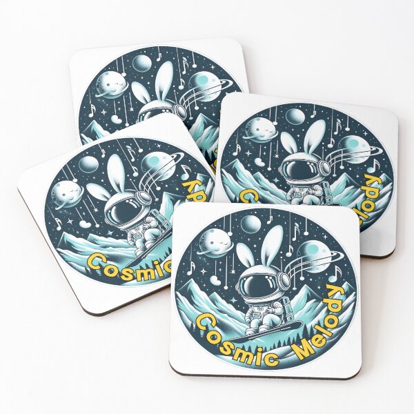 Item preview, Cosmic Bunny Melody Rider designed and sold by KMHArts.