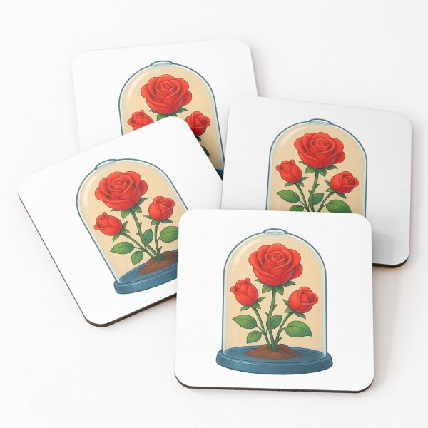 Item preview, Enchanted Rose Under Glass – Elegant Floral Illustration designed and sold by Pagros.
