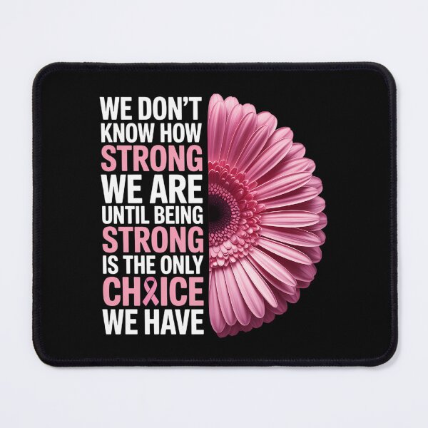 Item preview, Breast Cancer Awareness Motivation Flower designed and sold by CookWorldLaughs.