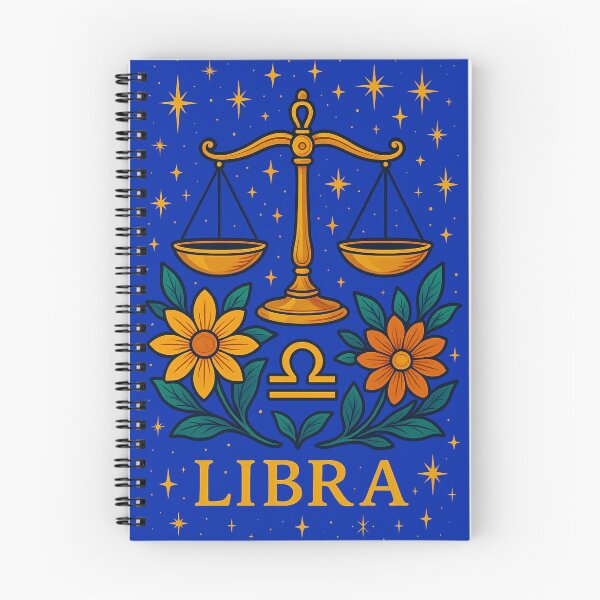 Item preview, Libra Zodiac Sign Sticker – Vibrant Celestial Scales with Stars & Florals | Astrology Kiss-Cut Design for Air Sign Aesthetic Gifts designed and sold by Motifai.