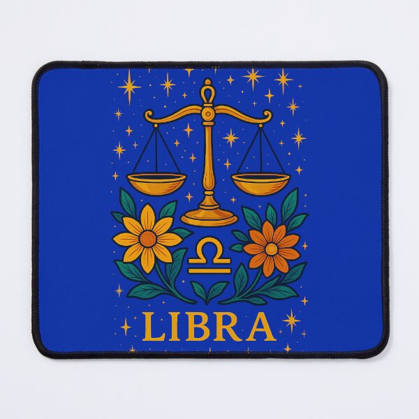 Item preview, Libra Zodiac Sign Sticker – Vibrant Celestial Scales with Stars & Florals | Astrology Kiss-Cut Design for Air Sign Aesthetic Gifts designed and sold by Motifai.