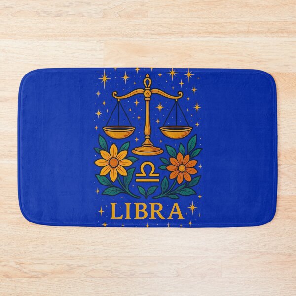 Item preview, Libra Zodiac Sign Sticker – Vibrant Celestial Scales with Stars & Florals | Astrology Kiss-Cut Design for Air Sign Aesthetic Gifts designed and sold by Motifai.