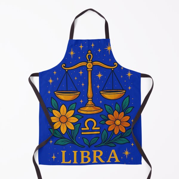 Item preview, Libra Zodiac Sign Sticker – Vibrant Celestial Scales with Stars & Florals | Astrology Kiss-Cut Design for Air Sign Aesthetic Gifts designed and sold by Motifai.