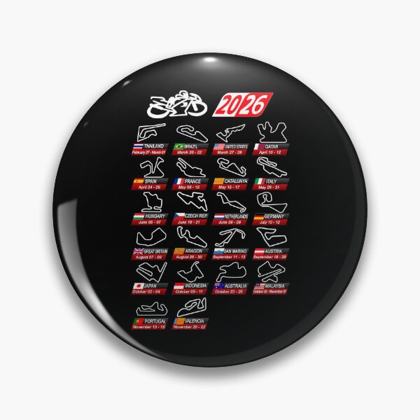 Item preview, Calendar season 2026 MotoGp circuits sport designed and sold by ideasfinder.