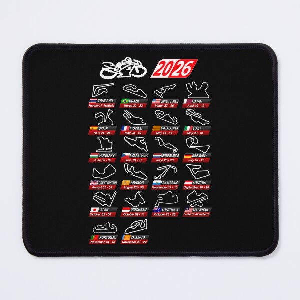 Item preview, Calendar season 2026 MotoGp circuits sport designed and sold by ideasfinder.