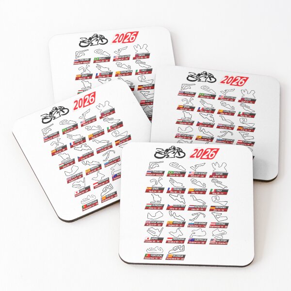 Item preview, Calendar season 2026 MotoGp circuits sport white designed and sold by ideasfinder.