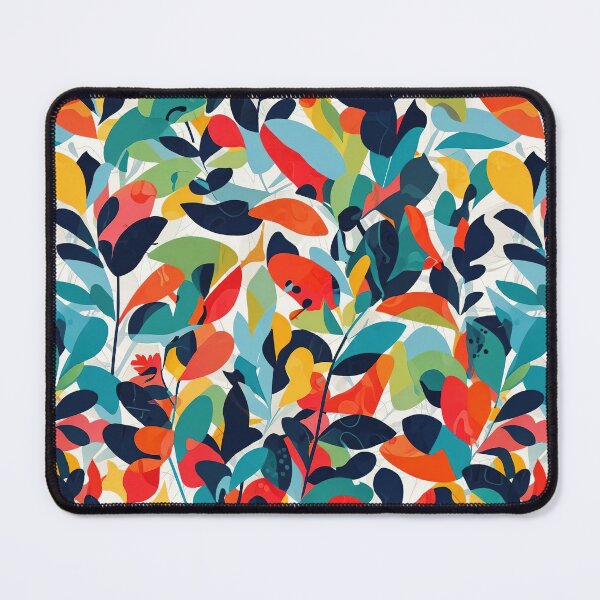 Item preview, Vibrant Abstract Artwork Featuring Colorful Leaves and Foliage designed and sold by CoolPixels.