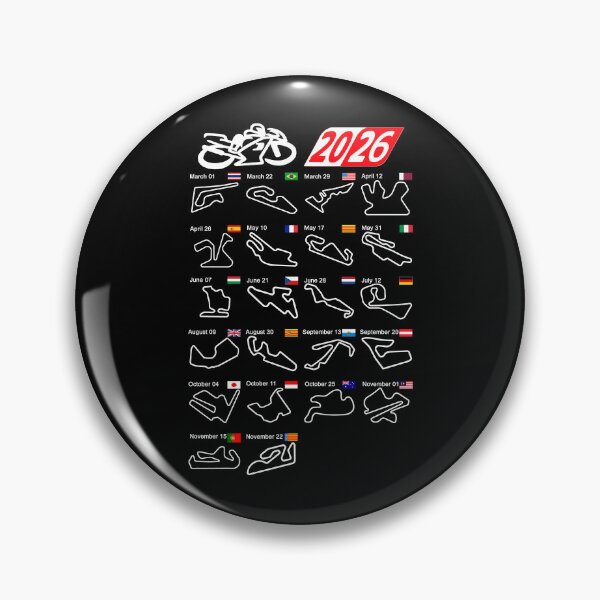 Item preview, Calendar season 2026 MotoGp circuits designed and sold by ideasfinder.