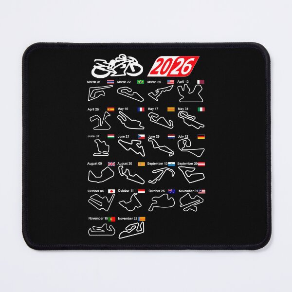 Item preview, Calendar season 2026 MotoGp circuits designed and sold by ideasfinder.